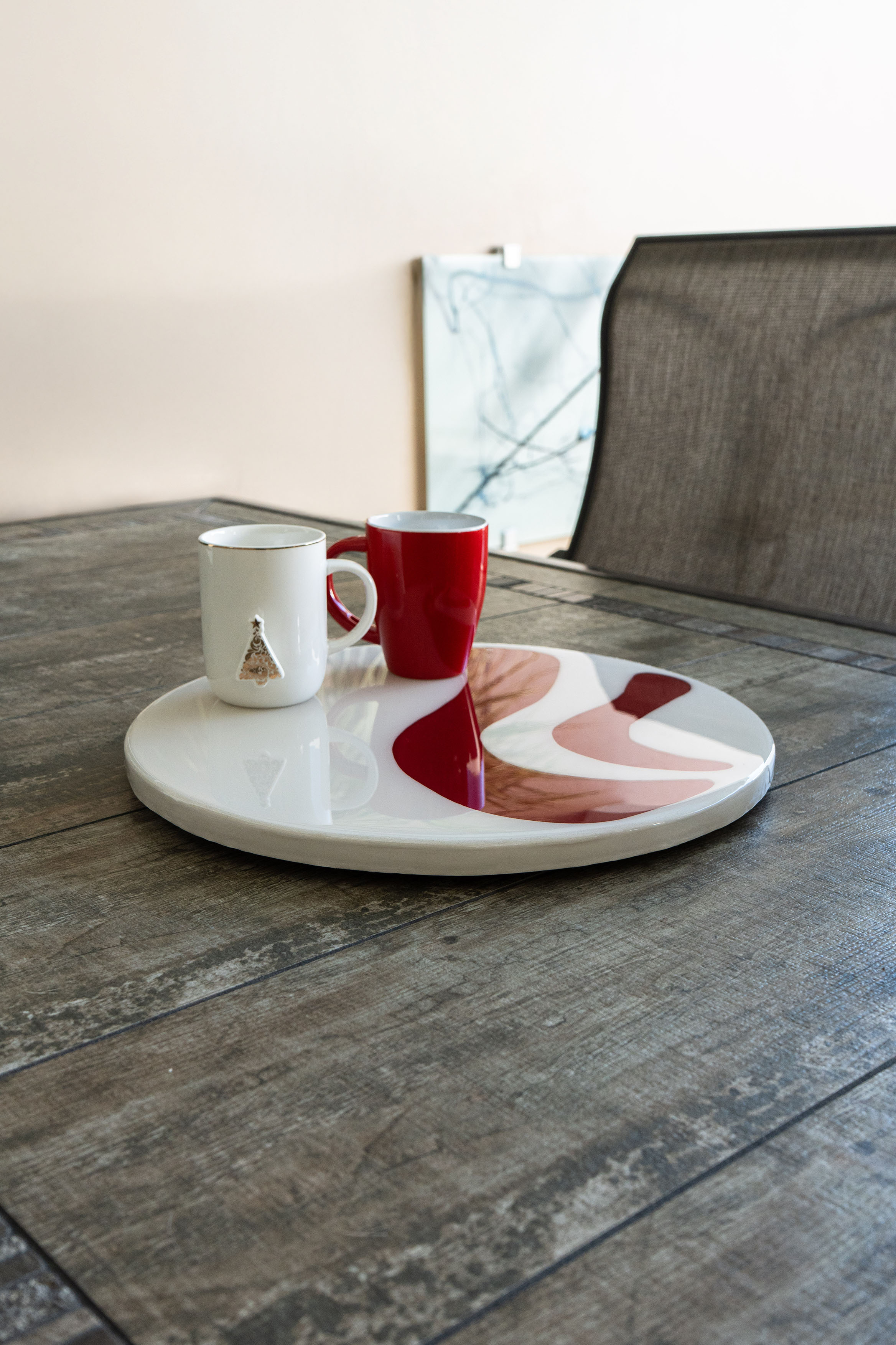 "Lazy Susan" Minimalista Navideña